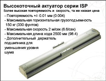 Высокоточный линейный актуатор со встроенной системой серии ISPA Высокоточный линейный актуатор со встроенной системой серии ISPA